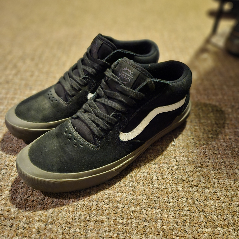 Vans Black and Gray Sneakers